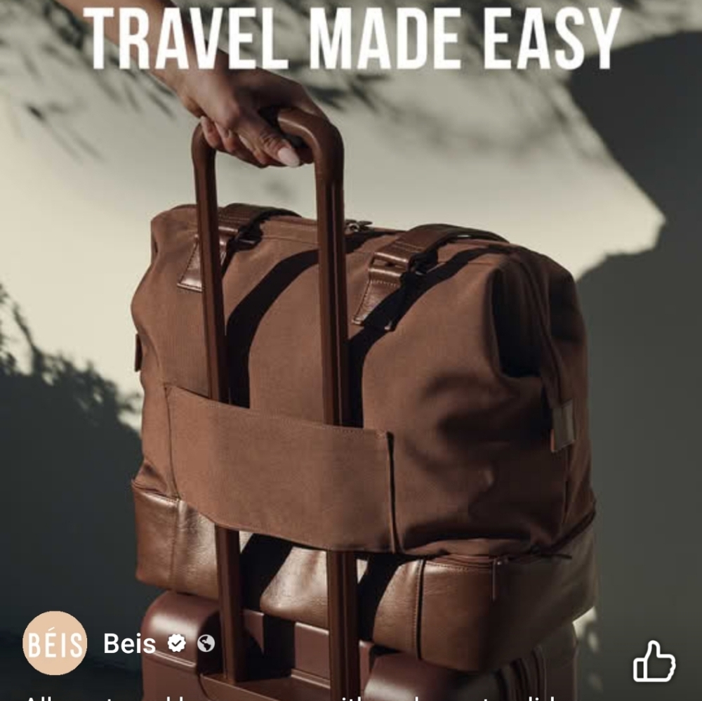 BEIS Mini Weekender in Maple